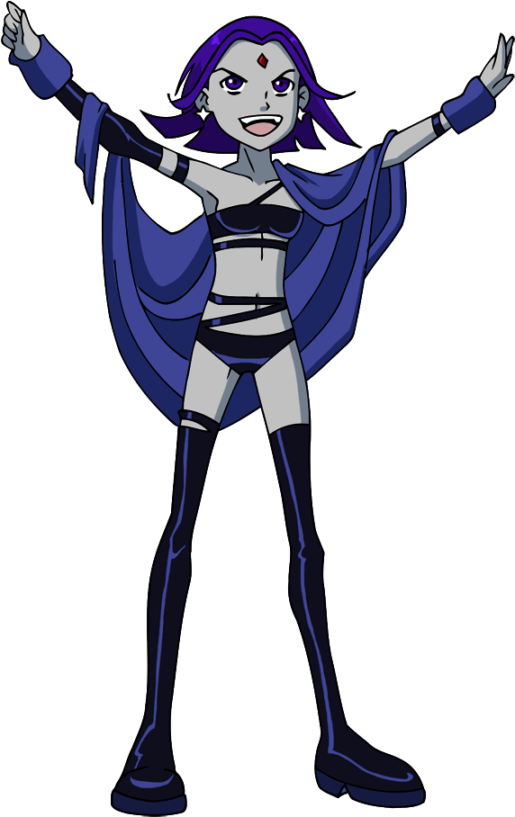 Raven By Jadisart On Deviantart - Jovens Titans (634x924)