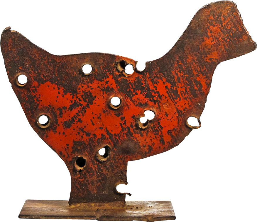 American Folk Art Chicken Sculpture - Art (973x973)