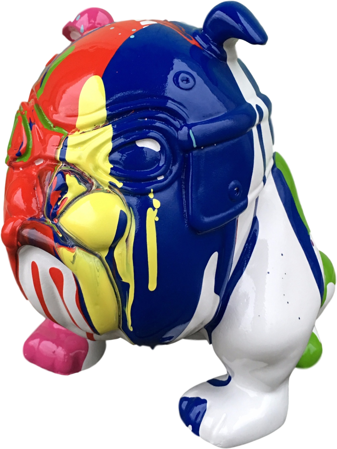 Statue Sculpture Bouledogue Anglais Aviateur Design - Sculpture (1774x2364)