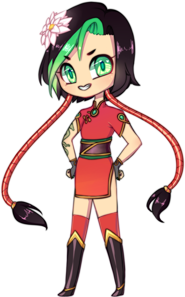 Firecracker Jinx By Galactictitty - Jinx Firecracker Skin Chibi (738x1082)