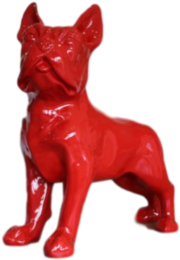 Statue Sculpture Chien Bouledogue Francais Xxl Colori - Chihuahua (1000x1000)