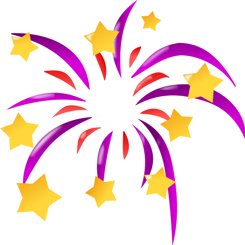 Firework Clip Art Download - Dessin De Feux D Artifice (781x800)
