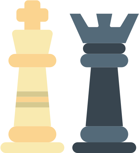 Chess - King And Queen Chess Png (512x512)