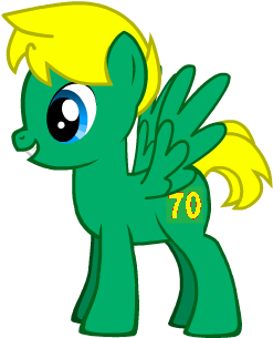 Lbsc Thomas As A Pony By Blueengineliz6 - Cartoon (830x650)