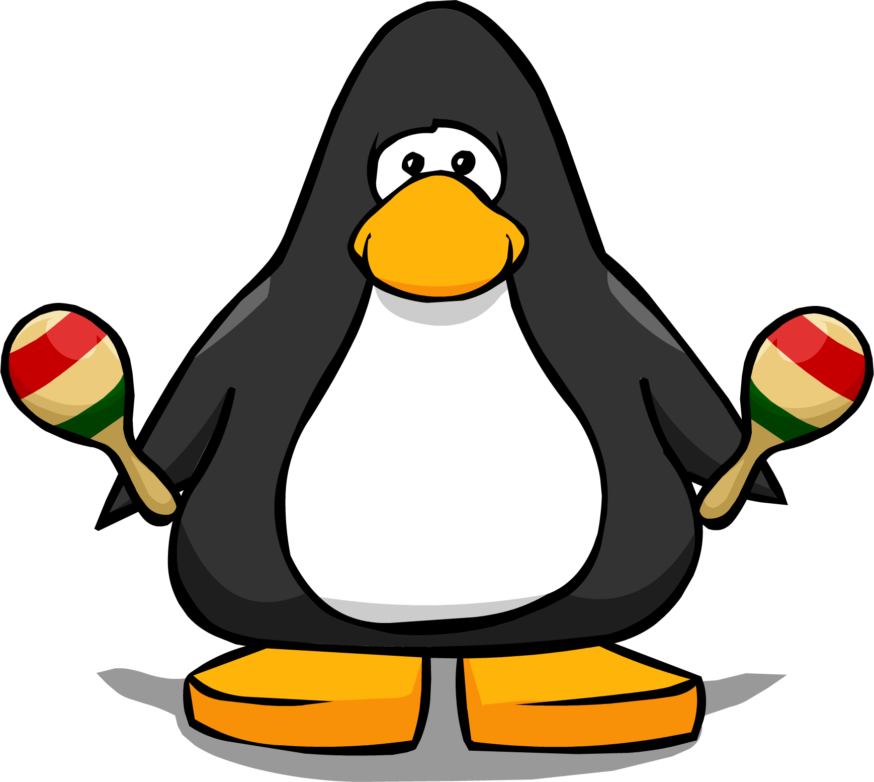 Pair Or Maracas 1 - Club Penguin Maraca Dance (1738x1554)