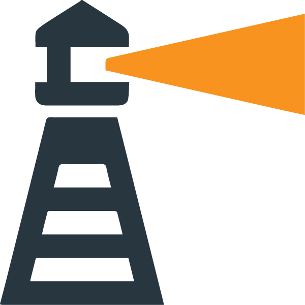 Bidirectional Beacon Communication Ibeacon - Lighthouse Icon Png (600x600)