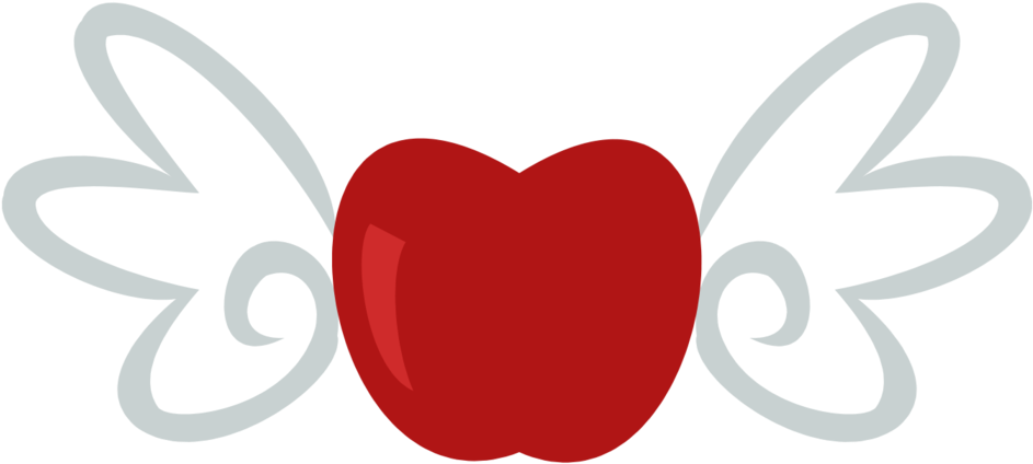 Feathersong Cutie Mark By Angelkitty17 - Cutie Mark Vector Apple (988x809)