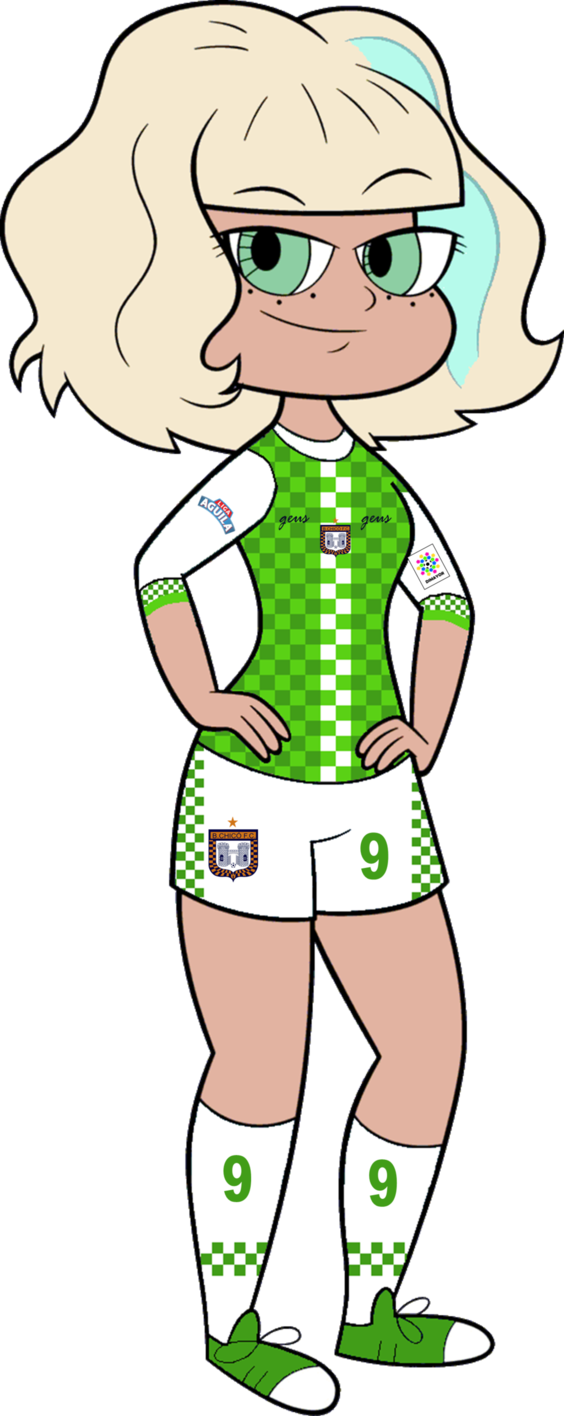 Jackie Lynn Thomas Wears Boyaca Chico Fc - Cartoon (564x1416)