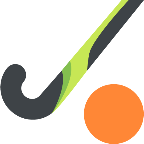 Field Hockey Clipart Ball - Hockey Stick And Ball (512x512)