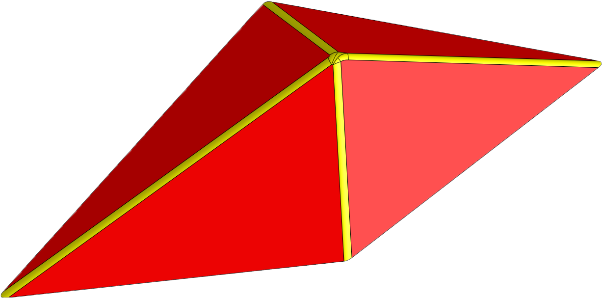 Asymmetrical Square 750 Flat L Or R - Quadrilateral (1686x834)