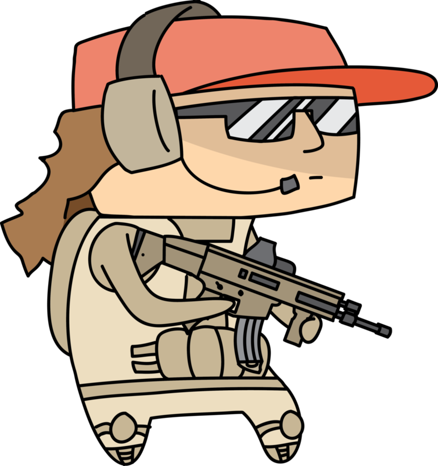 Andy, The Tactical Operator By Lockway - Cartoon (866x923)