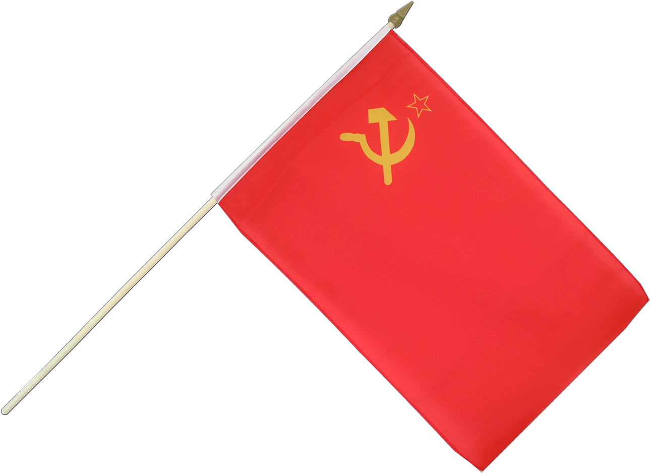 Ussr Soviet Union - Chinese Flag On Pole (1500x1260)