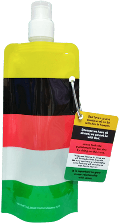 Gospel Water Bottle 9310 Main A - Wordless Book Of Gospel (500x500)