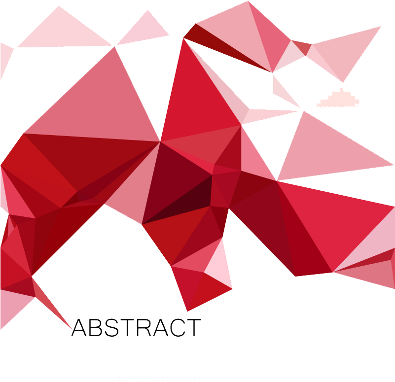 Irregular Graphics Red Triangle - Red Triangle Graphic (800x800)