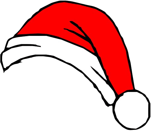 Santa Hat Clipart (500x500)