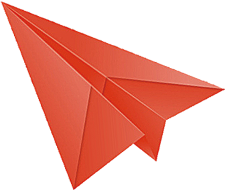 Airplane Paper Plane - Paper Airplane Simple Png (751x475)