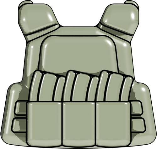 Brickarms Plate Carrier Vest Pcv - Brickarms Combat Vest Pcv Operator 2.5 [black] (500x476)