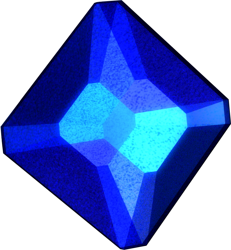 Sapphire Stone Transparent - Skyrim Mark Of Dibella (802x867)