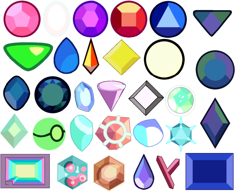 Gemstone Bases By Twisted-bases - Steven Universe Gem Base (1000x799)