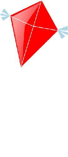 Red, Blue, Outside, Sky, Spring, Flying, Summer, - Red (250x500)