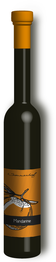 Schnappsflasche Sorte - Mandarine - Glass Bottle (198x853)