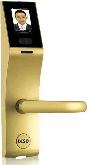 Smart Face Lock Fl 1000 For Wooden Door - Lock (555x555)