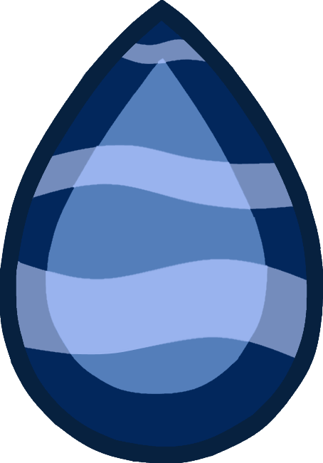 White And Blue Lapis Lazuli Gem By Rowensgurl - Lapis Lazuli Gem Png (454x651)