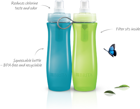 Try To Use These Brahs - Brita Water Filter Bottle (468x390)