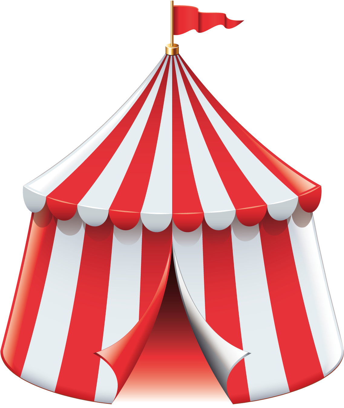 Circus Tent Stock Illustration Illustration - Vector Graphics (1500x1500)