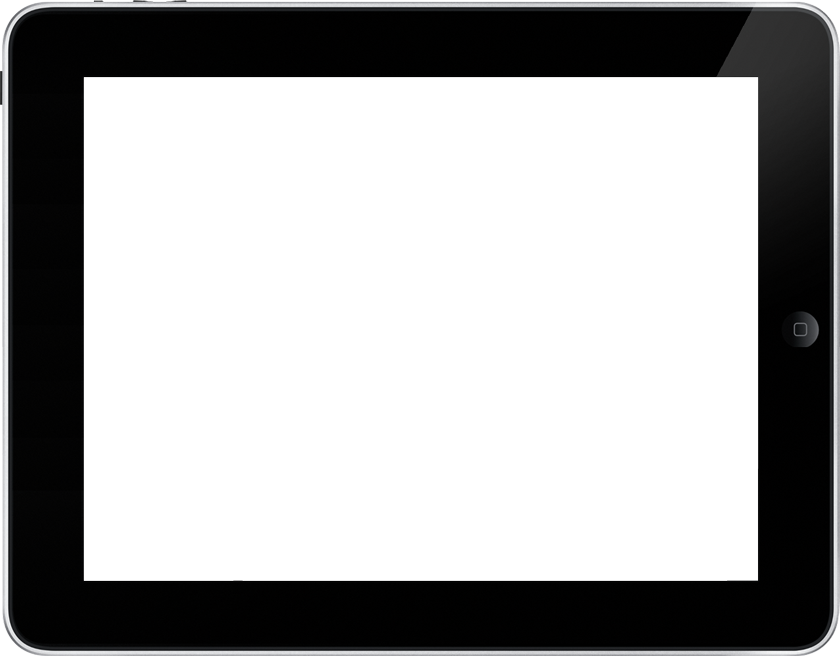 Ipad Clipart Png Landscape - Cell Phone Android Png (840x656)