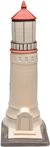 Lighthouse Porcelain Urn - Light (500x500)