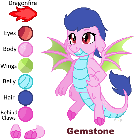 Mlp Gemstone Ref [next Gen] [remake] By Shootingstaryt - Drawing (573x580)
