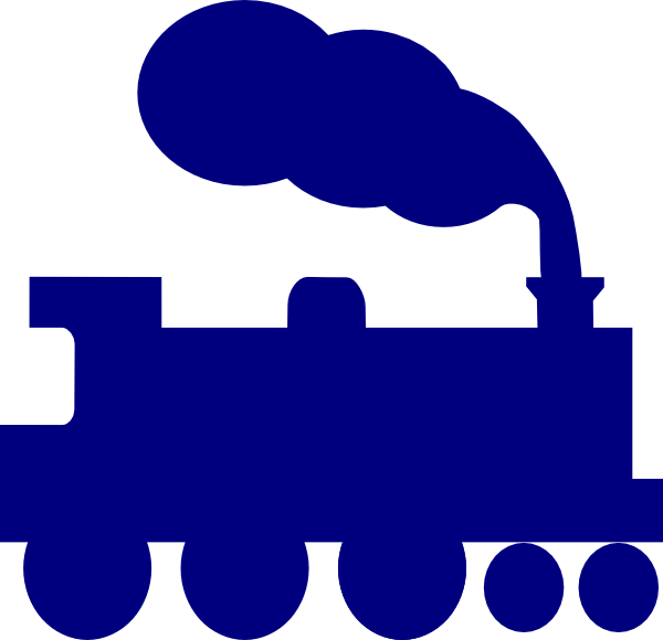 Train Silhouette Cliparts - Train Silhouette Clip Art (600x580)