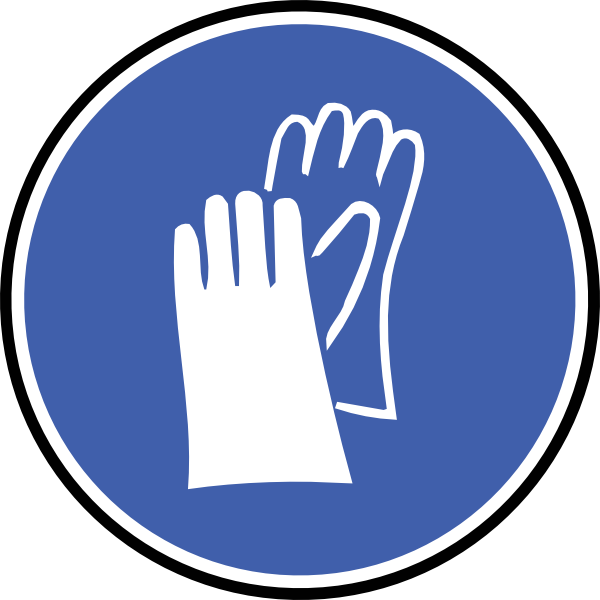 Hand Safety Gloves Clipart - Wear Gloves Clipart (800x800)