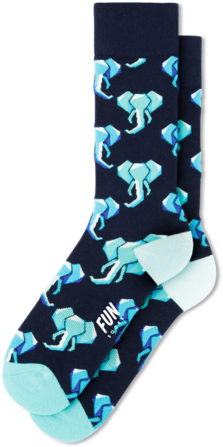 Men's Elephant Socks - United States Navy (480x480)