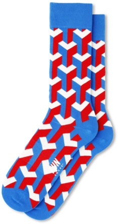 Men's Illusionist Geo Socks - Sock (480x480)