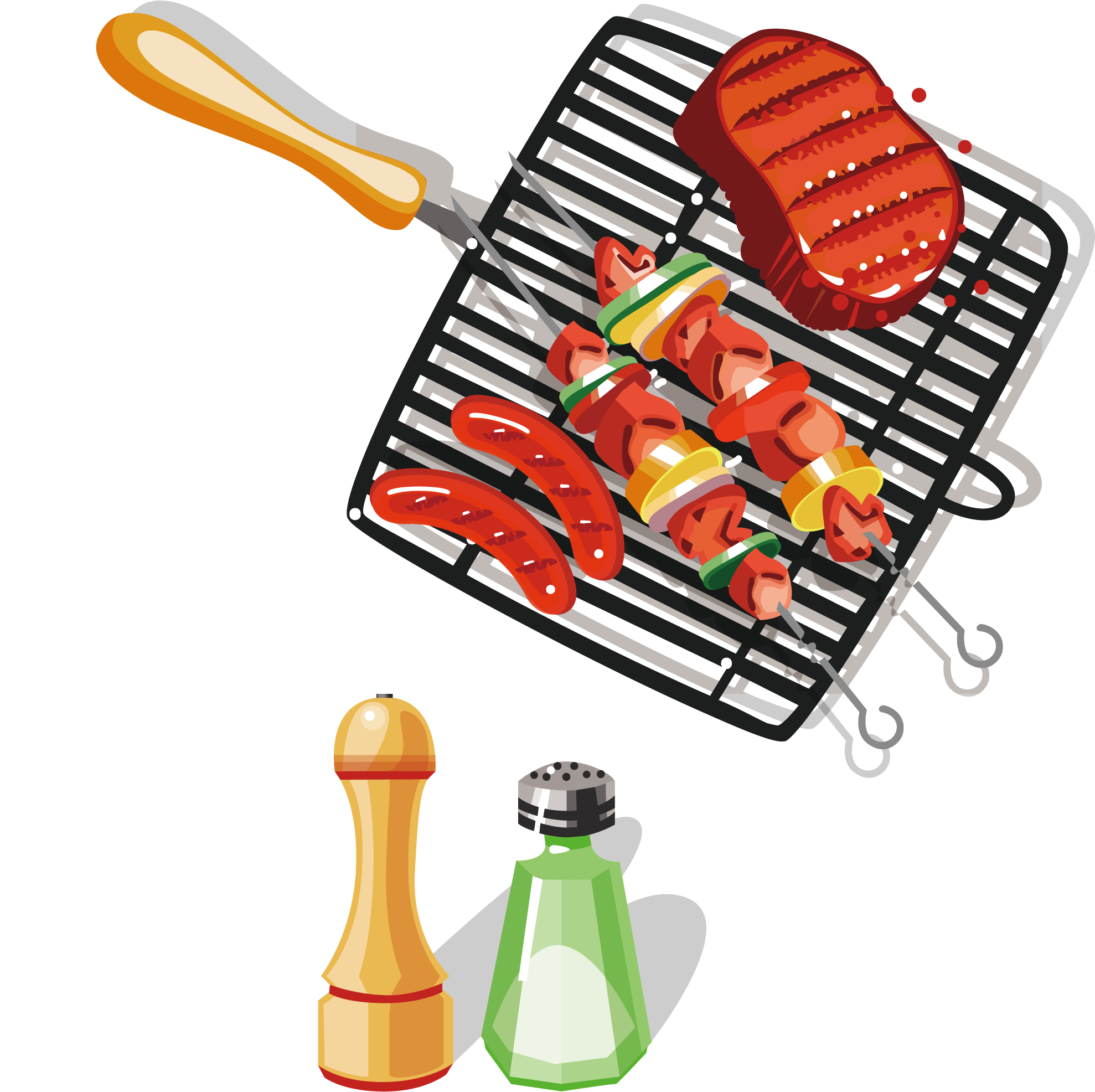 share clipart about Barbecue Bulgogi Grilling - 烤肉 架 卡通, Find more high qua...