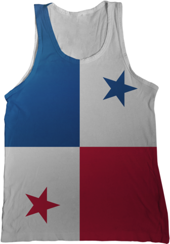 Panama Flag Tank Top - Panama 8 Inch X 12 Inch Stick Flag (348x480)