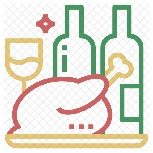 Party, Celebration, Meal, Food, Christmas Icon - Party (512x512)