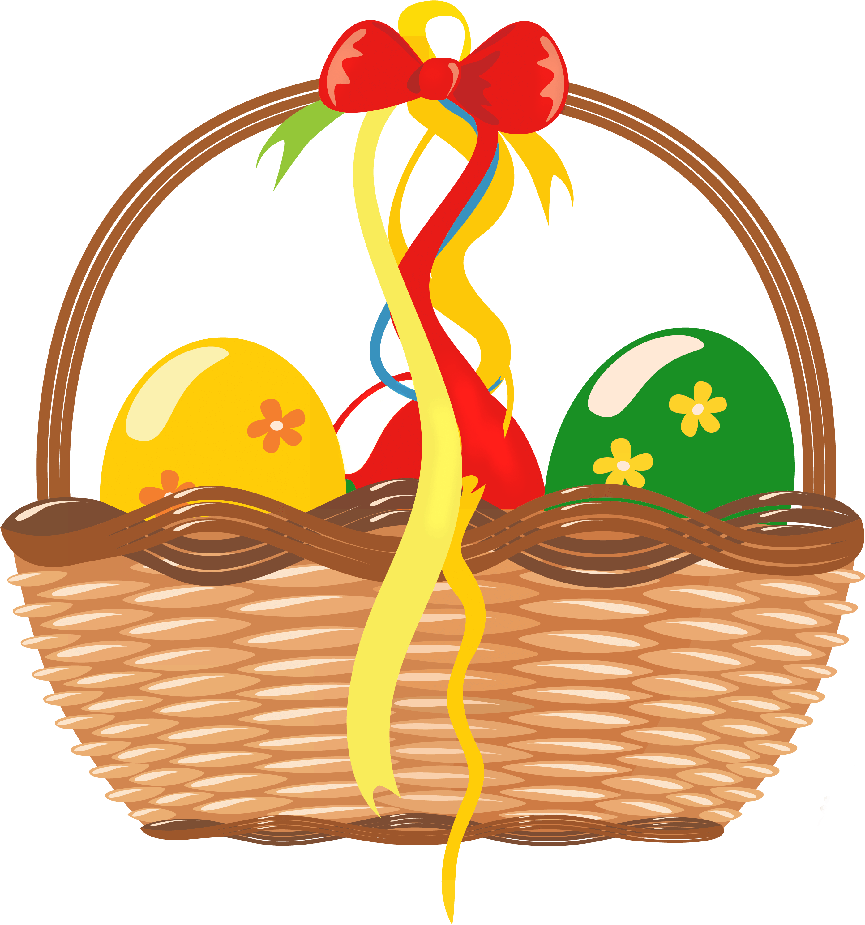 Easter Basket Clip Art Free - Easter Busket Png (2900x3119)
