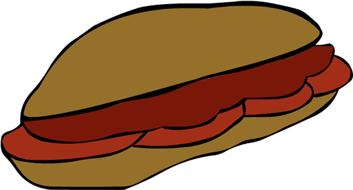 Thanksgiving Bread Clipart - Sausageson Bun Clipart (600x630)