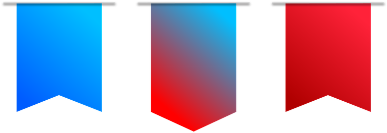Flag, Blue, Red, Arrow, Symbol, Graphics - Arrows Blue And Red (860x340)
