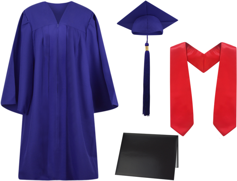 Purple - Cap Gown And Tassel (800x800)