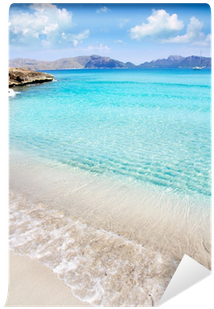 Fotomural Alcudia Playa En Cala Sant Pere De Mallorca - Sea (400x400)