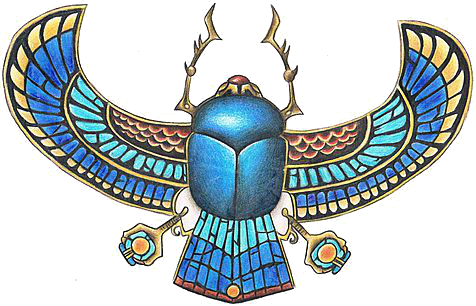 Reincarnation From Latin Meaning "entering The Flesh - Scarab With Wings (476x306)