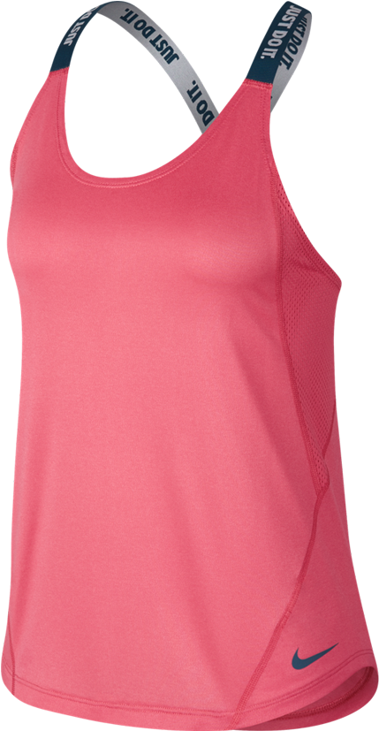 Nike Women's Dry Tank Elastika Sea Coral/blue Force - Nike Tank Gray And Sea Coral (960x960)