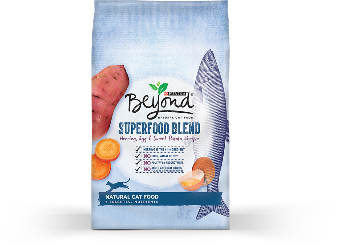 Beyond Grain Free Ocean Whitefish Egg Recipe Dry Cat - Purina Beyond Natural Dry Cat Food, Superfood Blend, (1099x878)