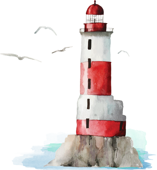 Epic Red Lighthouse Absorbent Ceramic Beverage Coaster (541x583)