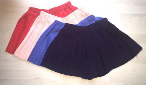 Shorts Blue/navy Blue/red/old Rose - Miniskirt (500x500)