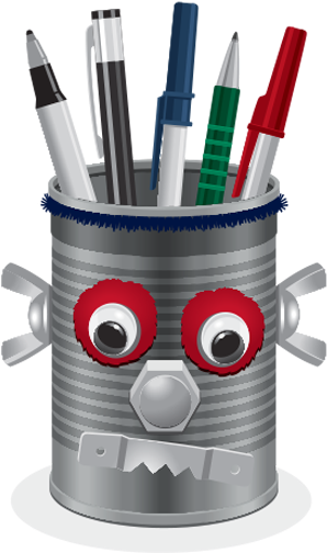 Build A Bot Pencil Holder - Craft (512x512)
